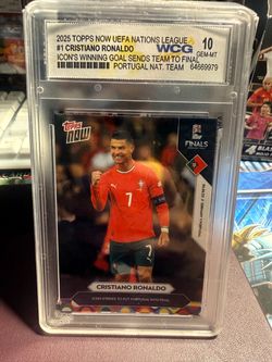 2025 Topps Now Cristiano Ronaldo UEFA Nations League Card WCG 10