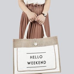 Hello Weekend  Tote Bag