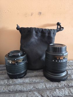 Nikon DX VR Lens Bundle 18-55mm and 10-20mm