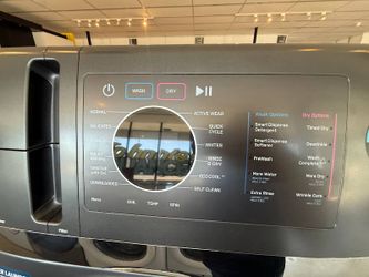 GE Profile ENERGY STAR 4.8 Cu. Ft. Carbon Graphite Washer Dryer Combo