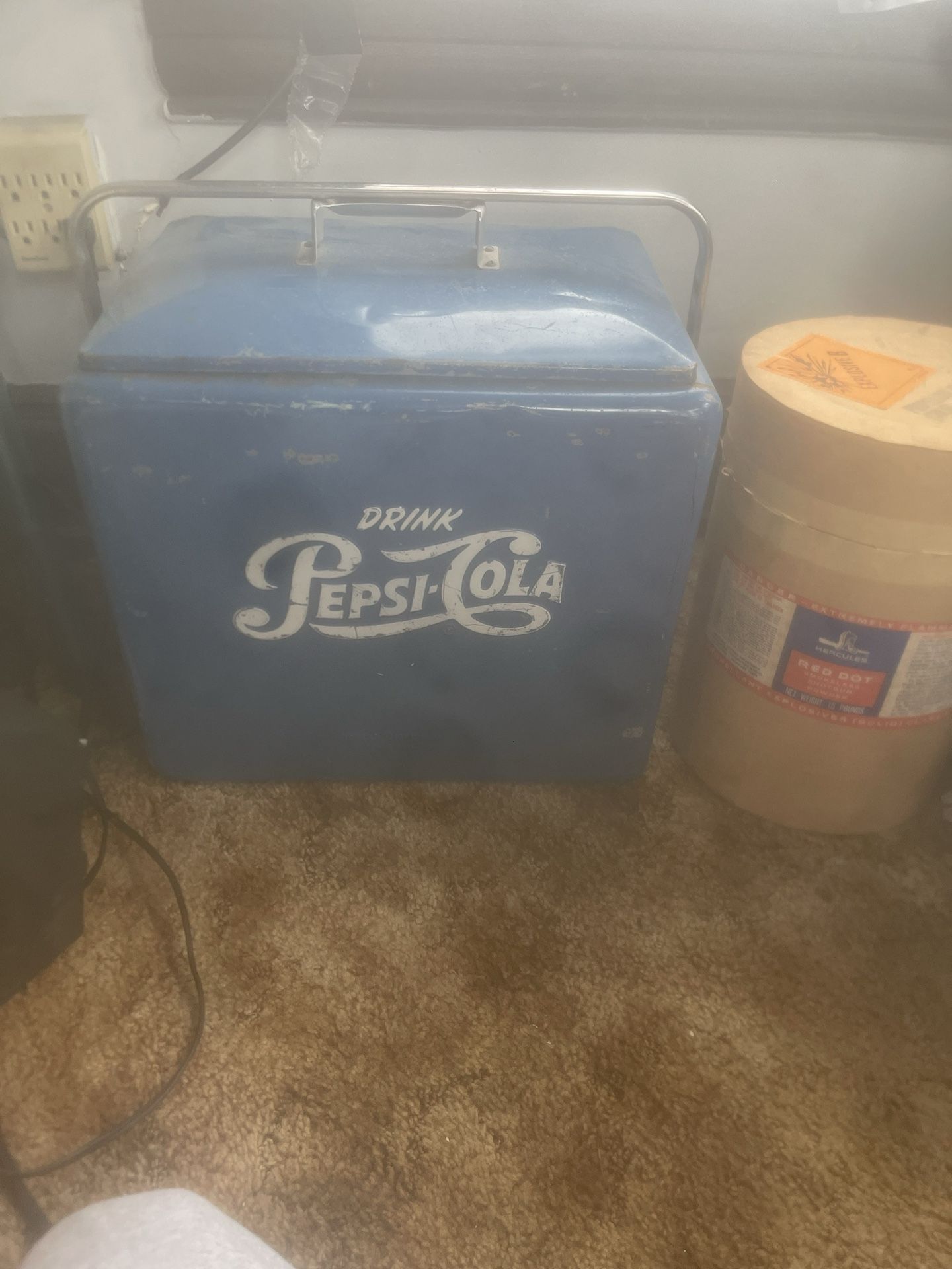 Antique Pepsi Cooler