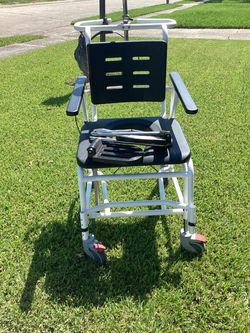 Shower wheelchair