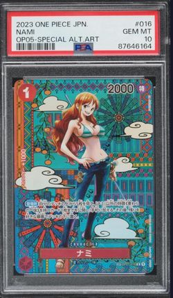 PSA 10 Nami SP Alt Art OP01-016 Awakening of the New Era Japanese ONE PIECE Card