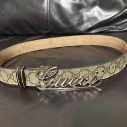 Authentic Gucci Belt 34inches 