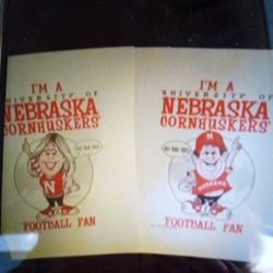 Nebraska Handmade Posters Dated Back 1993 Size 11-13 $5.00 Each 