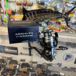 Brand New Shimano Miravel  3000hg Fishing Reel. 