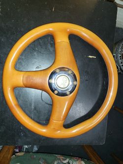Custom Steering Wheel All Wood