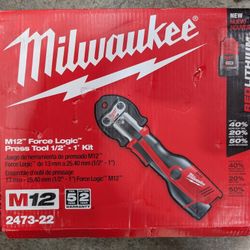 2473-22 M12 Milwaukee 1/2"-1" Propress New