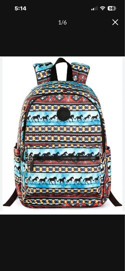 New - Montana West horse Boho design Small backpack