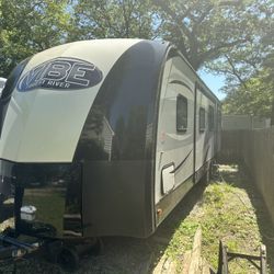 2016 Forest River Vibe 308BHS is a travel trailer