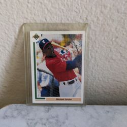 1991 Upper Deck Micheal Jordan Baseball Rookie Card