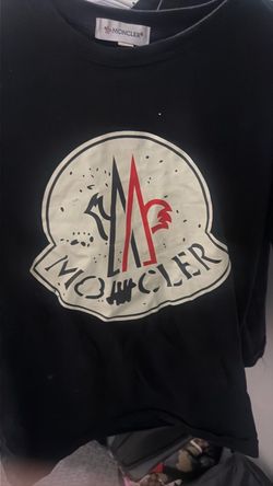 Moncler Black Graphic Logo T-Shirt