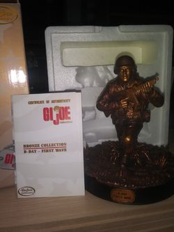 GI JOE. Bronze figure D.Day