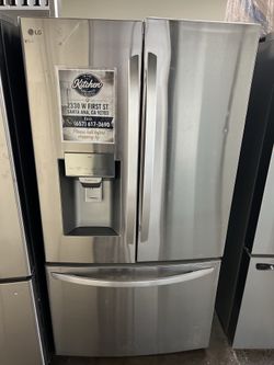NEW OPEN BOX LG FRENCH STYLE REFRIGERATOR