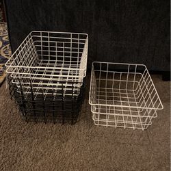  New 8 Metal Baskets For Closet Organizing
