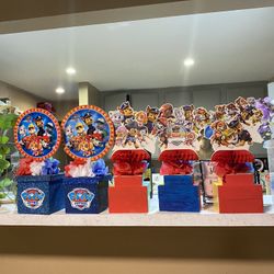 Pawl Patrol Centerpieces