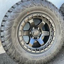 Off Road Rims Tacoma Wrangler Yukon Tahoe Titan Wheels Silverado Tundra Ram 