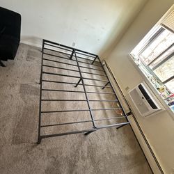 metal queen size black bed frame 