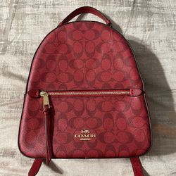 Coach Red Book Bag 