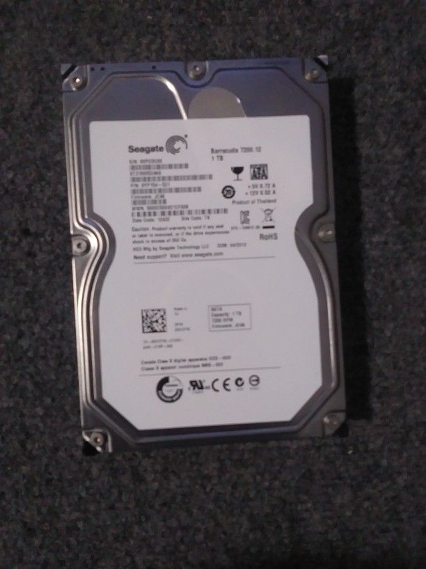 1 TB Hard Drive Windows 7,8,10