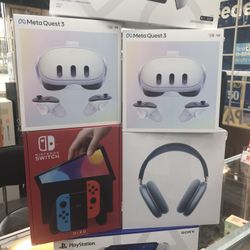 Oculus Meta Quest3 Nintendo Switch Oled New Sealed No Crdt Needed Pay Down Only