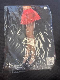 Dreamgirl Angel Petticoat Red One Size