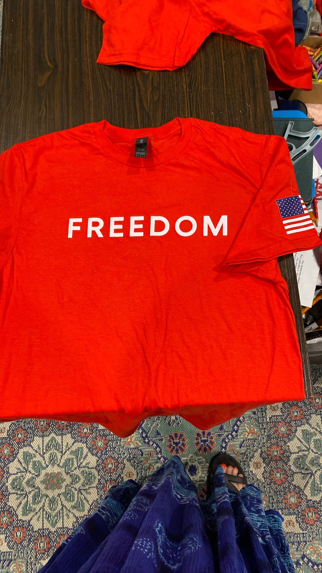 Charlie Kirk - FREEDOM SHIRT w/American Flag