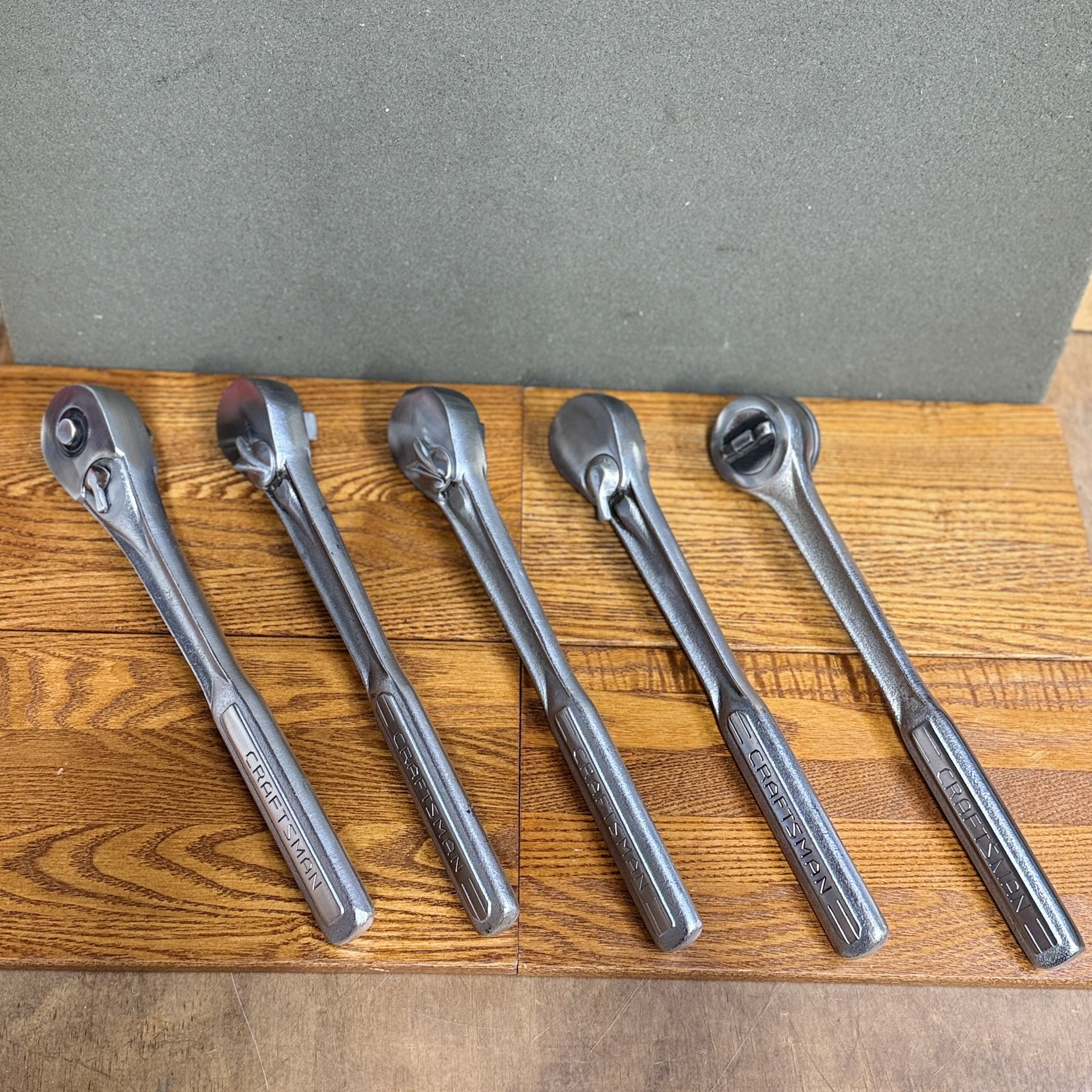 (Each) VINTAGE CRAFTSMAN =V= SERIES 1/2” DRIVE RATCHET WRENCHES