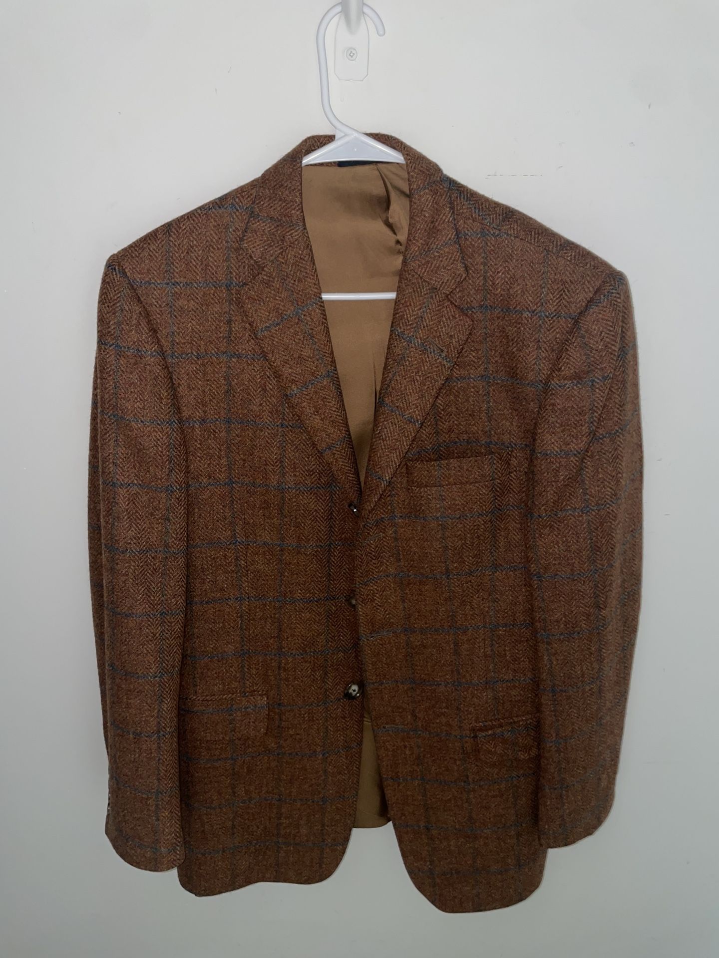 Rare Vintage Burberry 100% Wool Suit Jacket