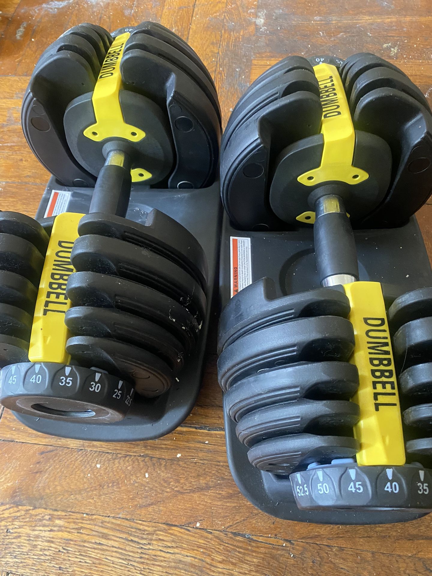 Adjustable Dumbbells 52.2 lbs