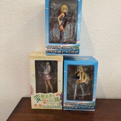 3 Figures Dolls From Japan New Unopened 