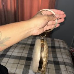 Gold Cristal Purse