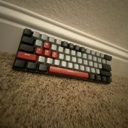 Keyboard and mouse with blue switches