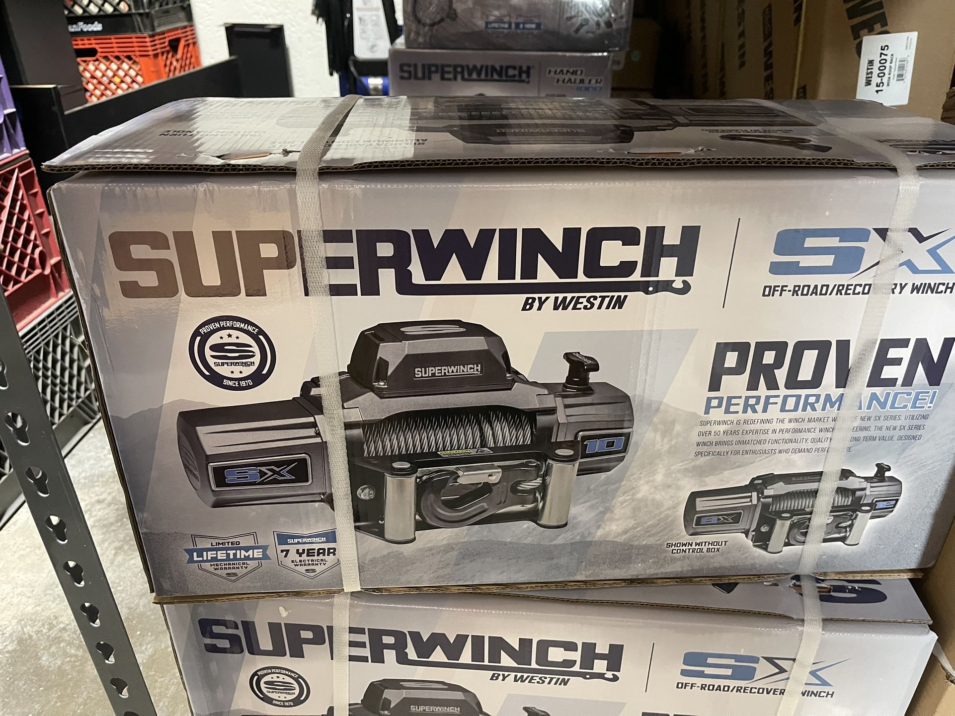 Superwinch SX12 Winch Graphite 12v 12000 Lbs With Steel Rope