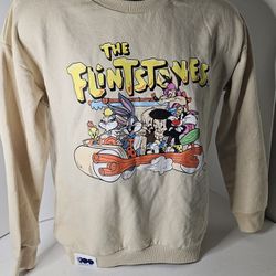 Womens Small Bugs Bunny Flintstones Sweatshirt 