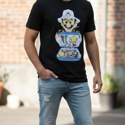 Super Mario Fear and Loathing in Las Vegas Shirt Men’s M/L Mario Raoul Duke Tee Unisex 