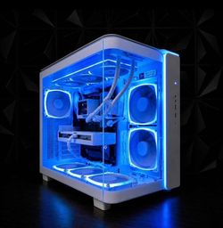 HIGH FPS WATER COOLED KING 95 PRO GAMING PC - RTX 4060 - R5 5500 - 1TB NVME - 16GB DDR4 - 850W GOLD
