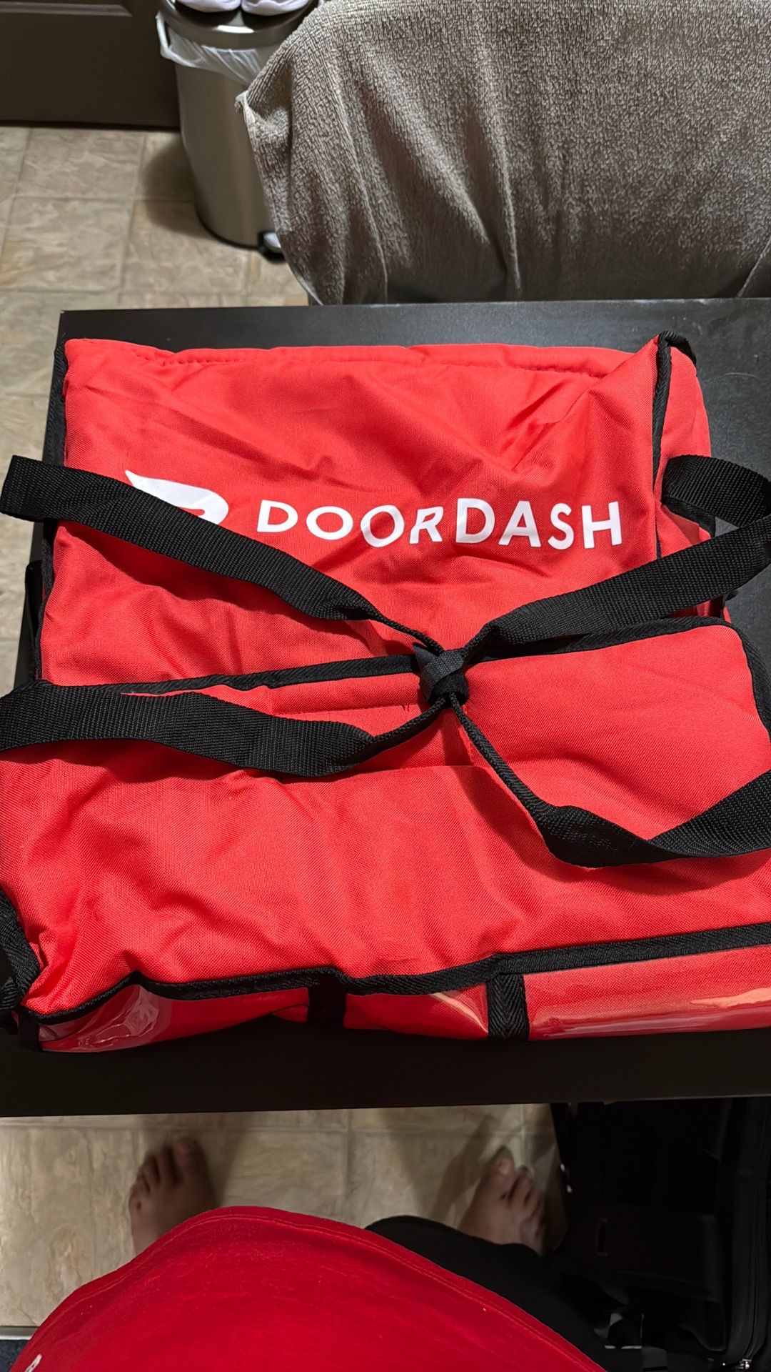 DoorDash pizza bag