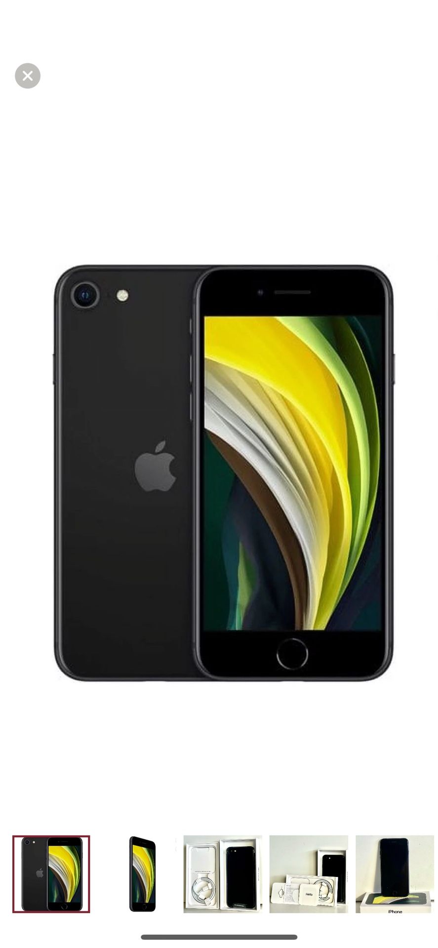 iPhone SE 64GB - black