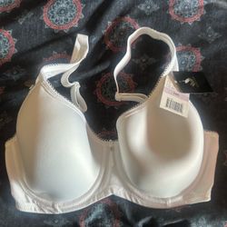 NWT! Wacoal Basic Beauty Underwire T-shirt White Ivory Bra 34D.  Style# 853192