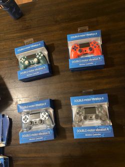 NEW Wireless PS4 Controllers Double Motor Vibration for Playstation 4 console multi compatible