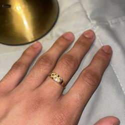 10k size 7 nugget ring 