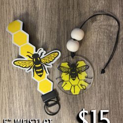 Key Fob & Mirror Charm Set