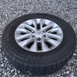 Lexus GX 460 OEM Wheels + All-Terrain Tires + Nokian Winter Tires – $1200