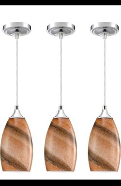 Package of 3 indoor hanging lamps.(#7)
