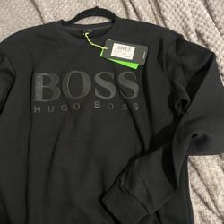 Black Hugo Boss Crew Neck