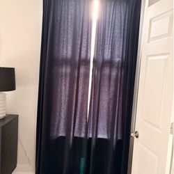 Navy Curtains