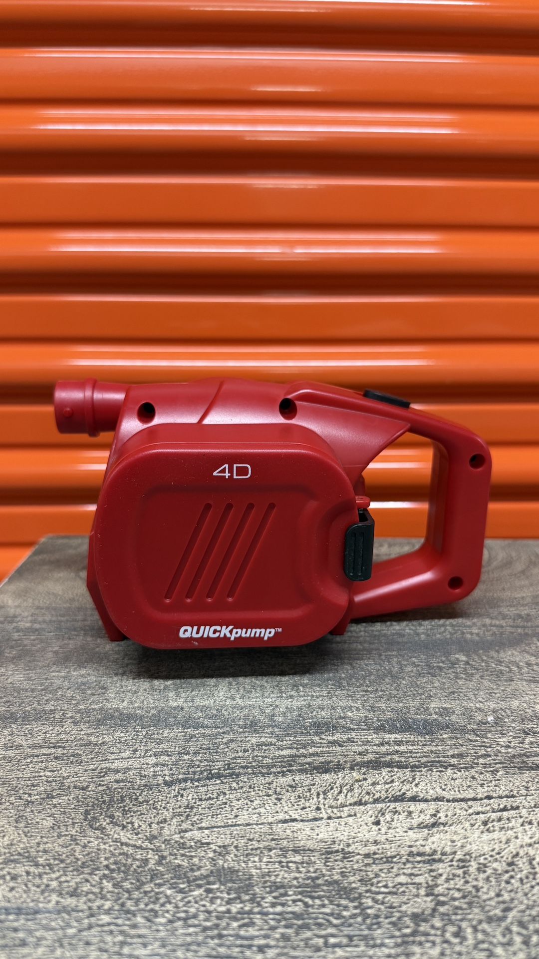 Coleman QuickPump 4D Battery Air Pump - Inflate & Deflate - Portable Red