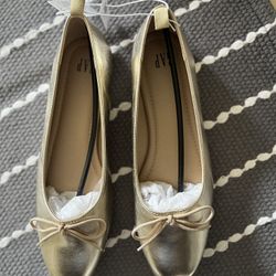 GAP Gold flats With Bow Detail 