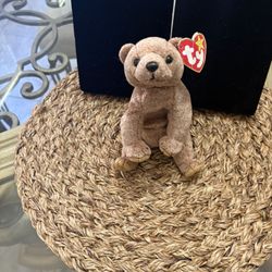 Ty Beanie Baby Bear - Pecan
